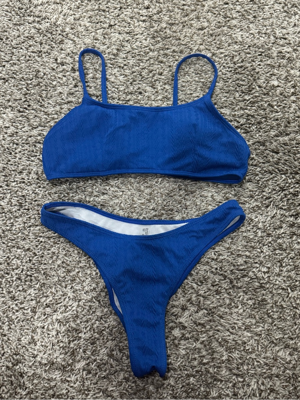 SHEIN Blue Women’s Bikini Top